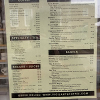 Vigilante Coffee Company menu