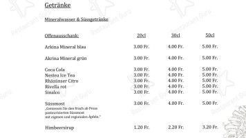 Mühle menu