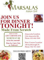 Marsalas Italian Grill food