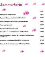 Restaurant Krone Spiez menu