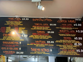 Taco Loco menu