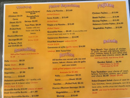 Taqueria El Habanero menu