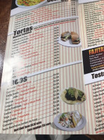 La Rancherita menu