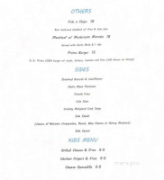 Kyma Seafood Grill menu