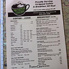 North Shore Cafe menu