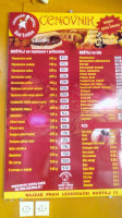 Kod Trička menu