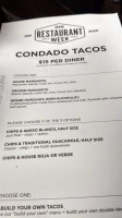 Condado Tacos menu