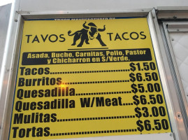 Tavos Tacos food