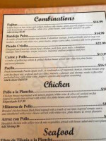 El Sabor Latino menu