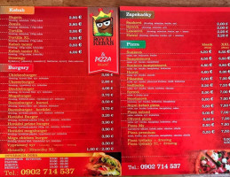 Royal Kebab menu