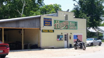 Huebel's Bier Garden outside