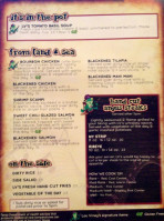 Haystacks menu