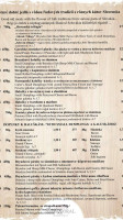 Goralska Koliba menu