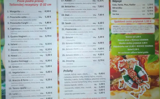 Columbiana Pizza Hlohovec menu