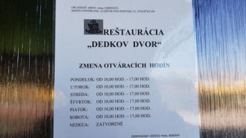 Dedkov Dvor food