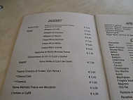 Caffe Centro menu