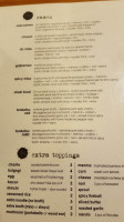 Sakuramen menu