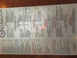 Leo's Italian Grill menu