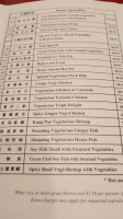 Vegi Wokery menu