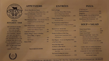 End Cut (west Park) menu