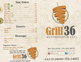 Grill 36 menu