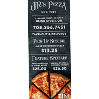 Jr’s Pizza food