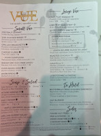 Vue Rooftop Iowa City menu