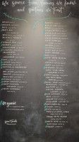 Sweetgreen Wall St menu