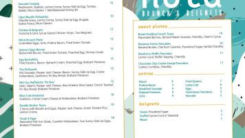 Nola Brunch Beignets menu