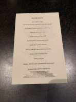 Nonesuch menu