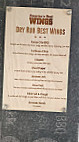 America's Best Wings menu