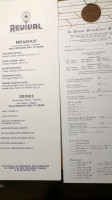 Revival-square Meal menu