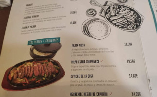 Mexicano Las Patronas menu