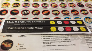 Sushi Sakura menu