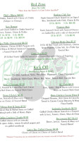 Pudge Astis Sports Grill menu