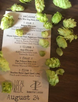 Local Relic Artisan Ales menu