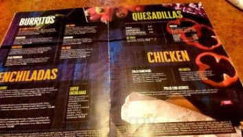 La Parrilla Mexican menu