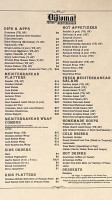 The Diplomat Jr. menu