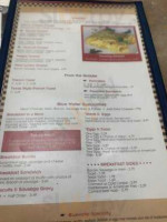 Bluewater Cafe menu