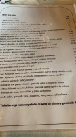 Ca La Pepa menu