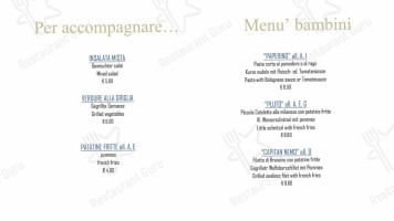 Da Buso menu