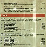 Jai Thai Kitchen menu