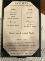 Rockledge Grille menu