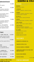 Coliseo menu