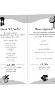 El Jardin De Novales De Posadavillanita menu