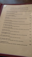 Thai Delight menu