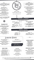 The Butcher's Son menu