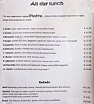 Il Cortile Caffè menu