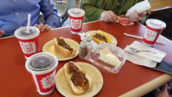 Rudy's Hot Dog food