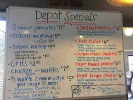 The Depot Family menu